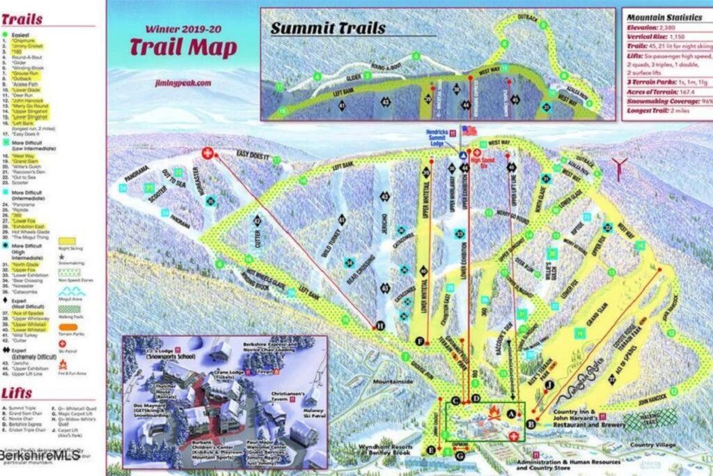 Deluxe Ski On Off 1Br Suite Sleeps 4 On Jiminy Mtn Hancock Εξωτερικό φωτογραφία